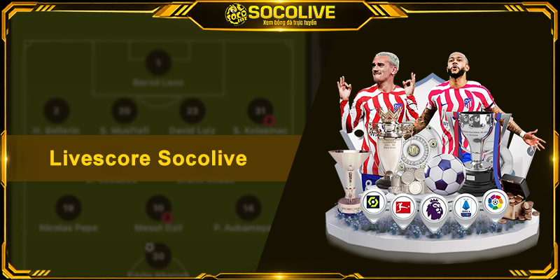Livescore Socolive - Cập Nhật Tỷ Số Bóng Đá Nhanh Nhất